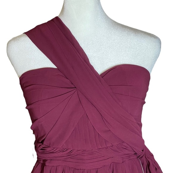 Birdy Grey Grace Convertible Formal Bridesmaid Dress, Cabernet, NWT, Small - Picture 4 of 11